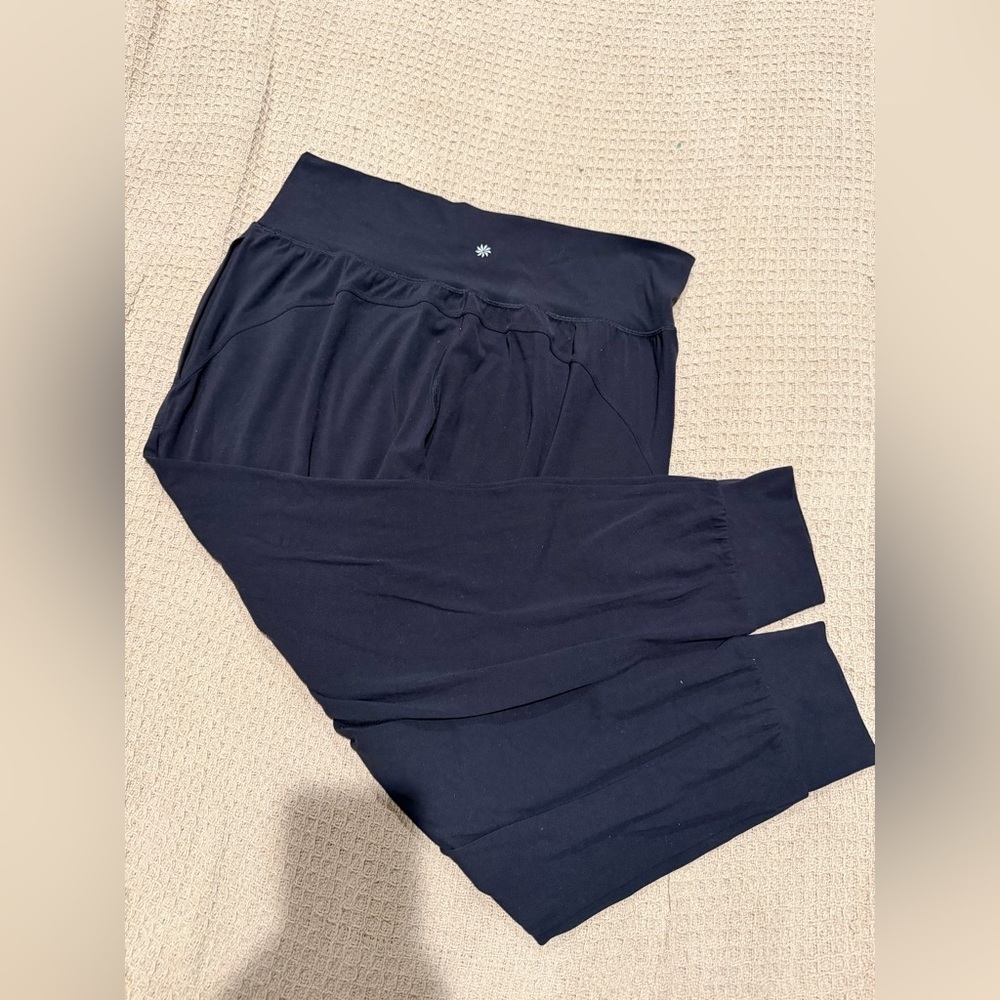 Athleta Black Salutation Jogger High-Waist Lounge Pants